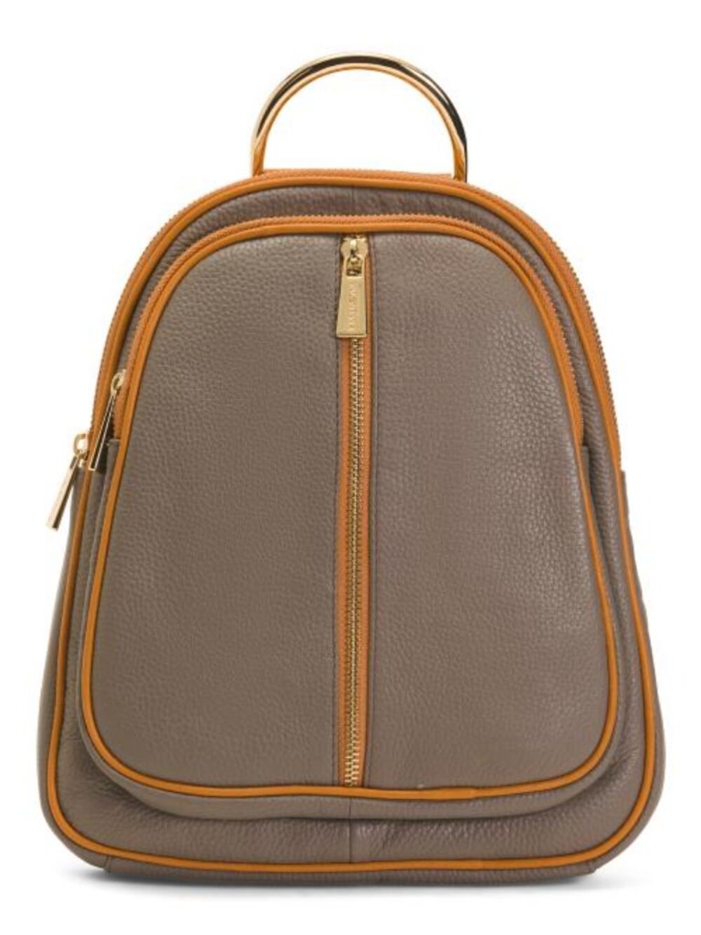 VALENTINA Made In Italy Leather Dome Backpack